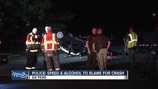 Police: Speed and alcohol may be to blame in De Pere crash