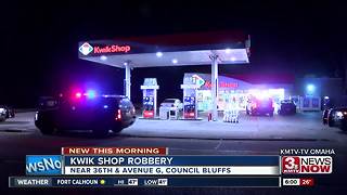 Council Bluffs Kwik Shop robbed overnight