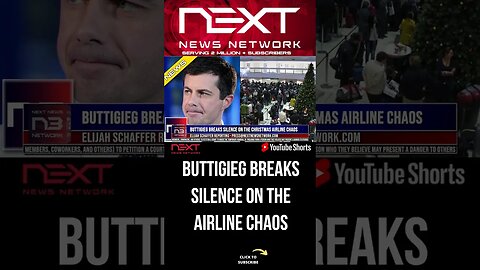 Buttigieg Breaks Silence On The Christmas Airline Chaos #shorts