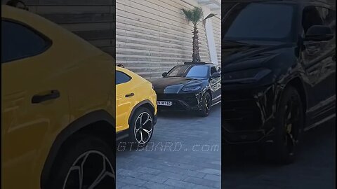 💥Dual Lamborghini Urus and yachts with jacuzzi in Monaco #lambo #lamborghini ##v8 #monaco