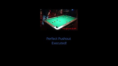 The 4 ball asking to be knocked down. #pool #billiards #9ball #9ballpool #pushout