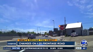 What's Driving You Crazy? Changes on I-25 Frontage Road