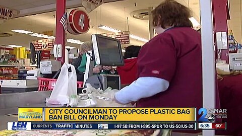 Bill banning plastic bags to be proposed by Baltimore City Councilman