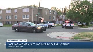 19-year-old woman sitting in SUV fatally shot in Detroit