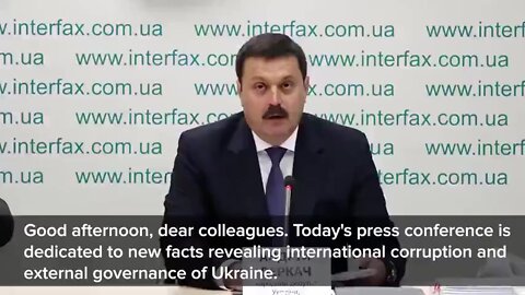 Interfax Ukraine Press conference on International Corruption/Biden Family