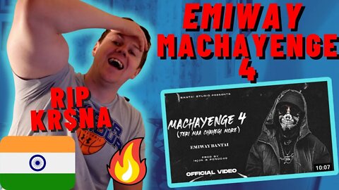 🇮🇳EMIWAY BANTAI - Machayenge 4 Official Music Video Prod. Pendo46((IRISH🇮🇪 REACTION!))