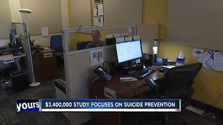 $3.4 million research study focuses on suicide prevention