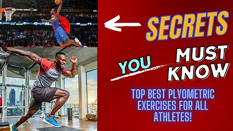 Athletes WATCH NOW If you want to jump higher and be more EXPLOSIVE!