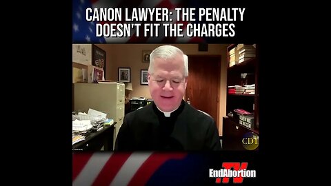 Renowned Canon Lawyer speaks about the canon laws and how they were applies to me.
