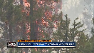 Nethker Fire still burning roughly 2,382 acres, 18 percent contained