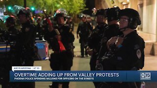 Overtime adding up from Valley protests