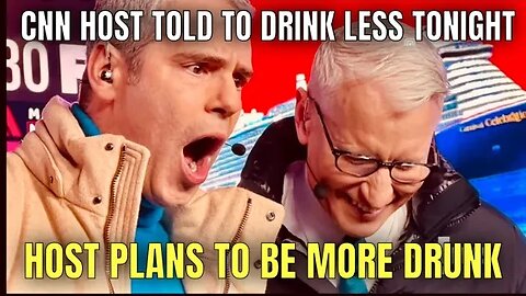 CNN Host says NO to Scaling Back Alcohol on New Years Eve this year!