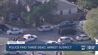 St. Pete police found three dead, suspect arrested