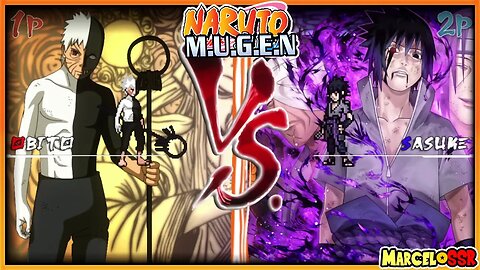 Obito & Choji Vs. Sasuke & Haku - Naruto M.U.G.E.N