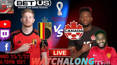 BELGIUM vs CANADA LIVE Stream Watchalong - FIFA WORLD CUP 2022