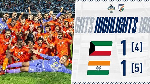 Panelty Kicks leads India to win SAFF championship final against Kuwait 🥳🥳⚽