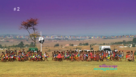 Reed Dance Ceremony in The Kingdom of Swaziland _vid # 2