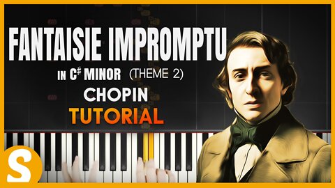How to play "FANTAISIE IMPROMPTU" in C# Minor (Theme 2) by Chopin | Smart Classical Piano