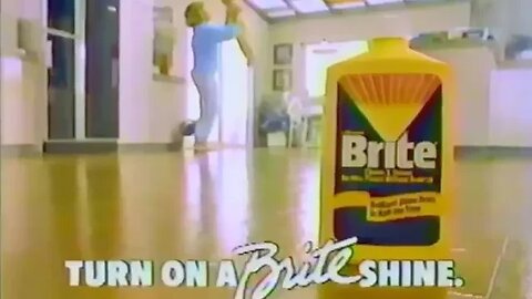 "Surprise, Baby" Unsafe 1986 Brite Cleaner Commercial (80's Ad)