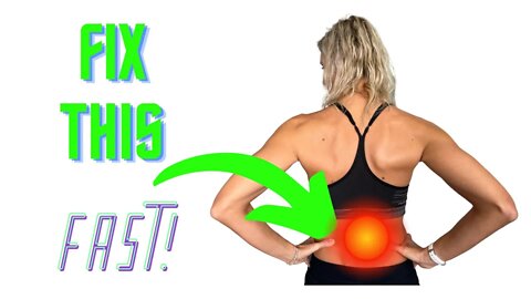 Quick Fixes For Low Back Pain
