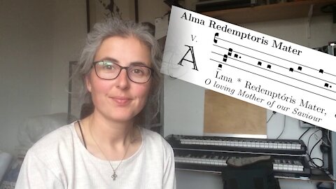 Alma Redemptoris - simple Gregorian chant hymn to Mary for Advent and Christmas