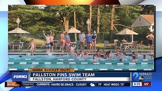 Good morning from the Fallston Fins Swim Team!