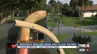 More than 140 residents rescued from flooded neighborhoods