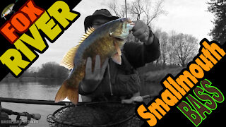 Beautiful Smallmouth Bass!!! Kayak Fishing the Fox River (Southeast Wisconsin)