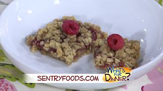 What's for Dinner? - Delicious Raspberry Oatmeal Cookie Bars