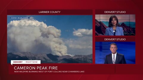 Cameron Peak Fire starts near Chambers Lake in western Larimer County