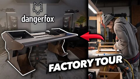 HOW THEY MAKE STUDIO DESKS at Dangerfox (factory tour)