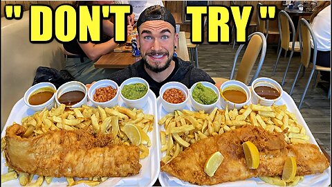 "TRULY IMPOSSIBLE" 16LB FISH & CHIP CHALLENGE | England's Biggest Fish Supper Challenge