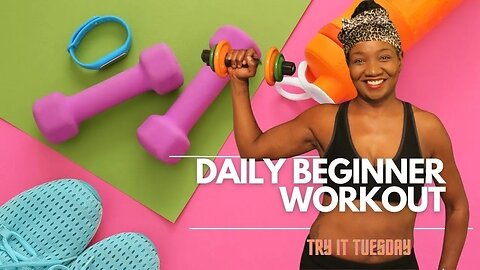 WORKOUT & Chit Chat With Me | ARMS, SHOULDERS, BACK | Try It Tuesday #beginner