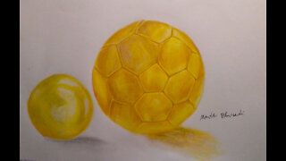 Draw a golden ball