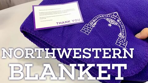 Northwestern University Purple Fleece Blanket Review
