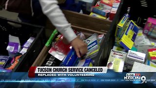 East side church cancel Sunday service to serve community