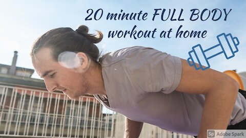 20 minute FULL BODY at home workout