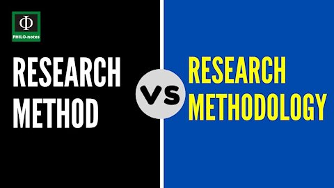 Research Methods vs Research Methodology