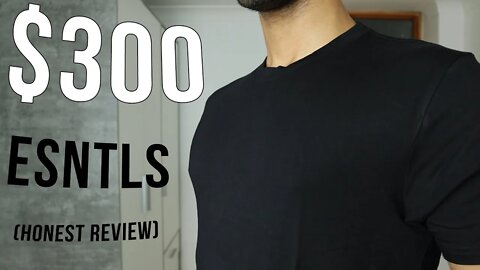 $300 ESNTLS Bamboo Tee + Heavy Weight Hoodie (Honest Review) | Men's Clothing Haul & Try On