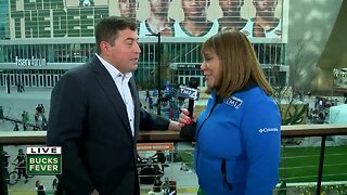 Milwaukee Bucks President Peter Feigin joins Live at 5 ahead of Bucks-Raptors Game 1