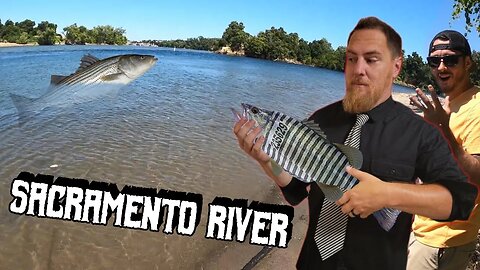 Mortician HOOKS Into His First Striped Bass!