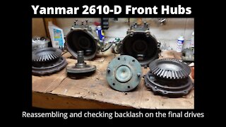 Front Hub Final Drive Assembly on a Yanmar 2610-D 4WD Tractor