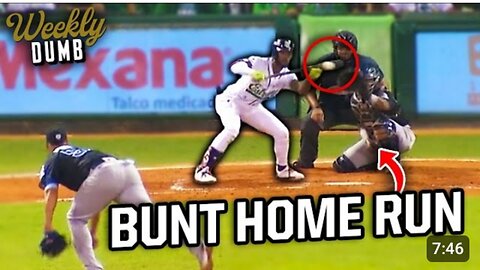 Raimel Tapia hits a bunt home run in the Dominican League | Weekly Dumb