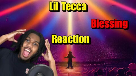 LIL TECCA WENT DUMMY ON THIS! | Lil Tecca - Blessing (Official Visualizer) REACTION!