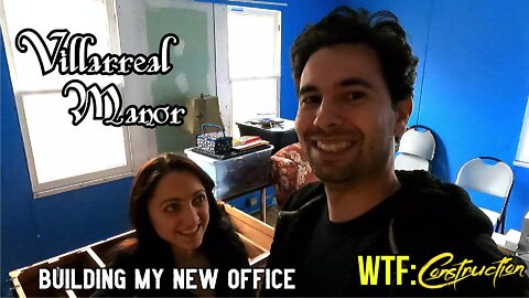Painting and adding a light to my new office! WTF:Construction - Villarreal Manor
