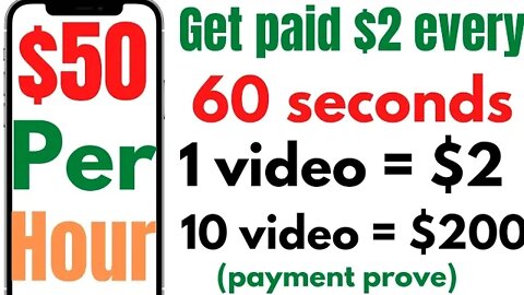 Make Money For Watching TikTok Videos (earn $50 every hour watching TikTok videos) make money online