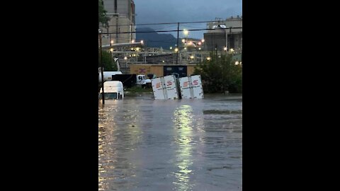 Severe flooding in Haywood County NC