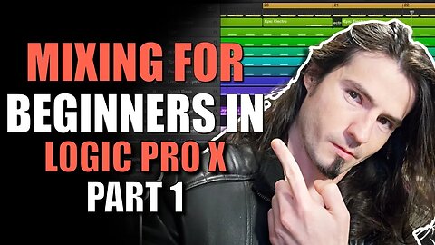 How to mix a song in logic pro x for beginners | Stereo Bus Mixing | Mixing Kick And Bass