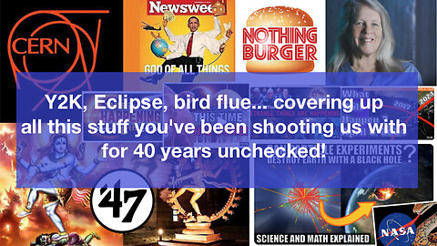 Y2K, Eclipse, Monkeypox, Ebola, Covid, Bird Flu again, Covering for?