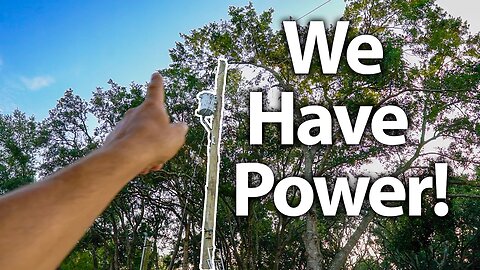 We Finally Have Power @ Our New Property!!